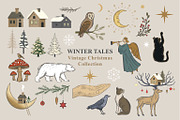 Vintage Christmas Illustrations, a Seasonal Illustration by lenlis (Thumbnail 3 of 9)