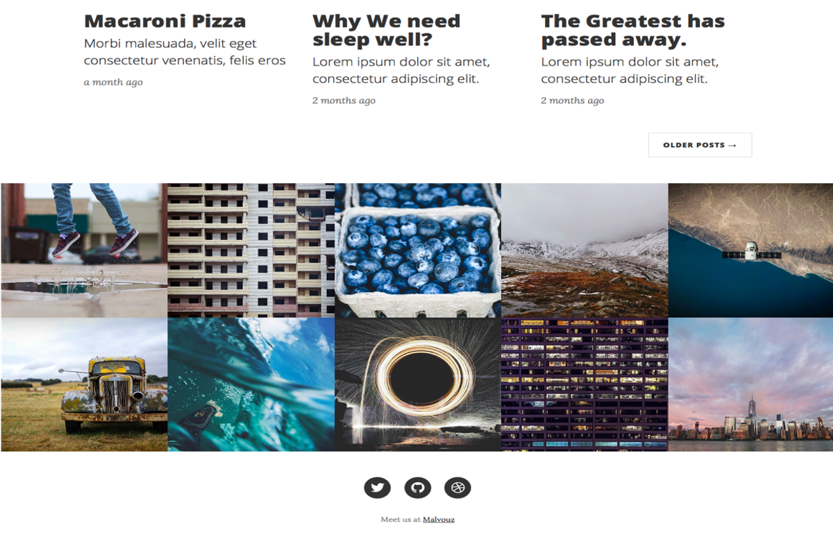 Journal - Blog Ghost Theme, a Websites & App Template by Malvouz (Photo 2 of 2)