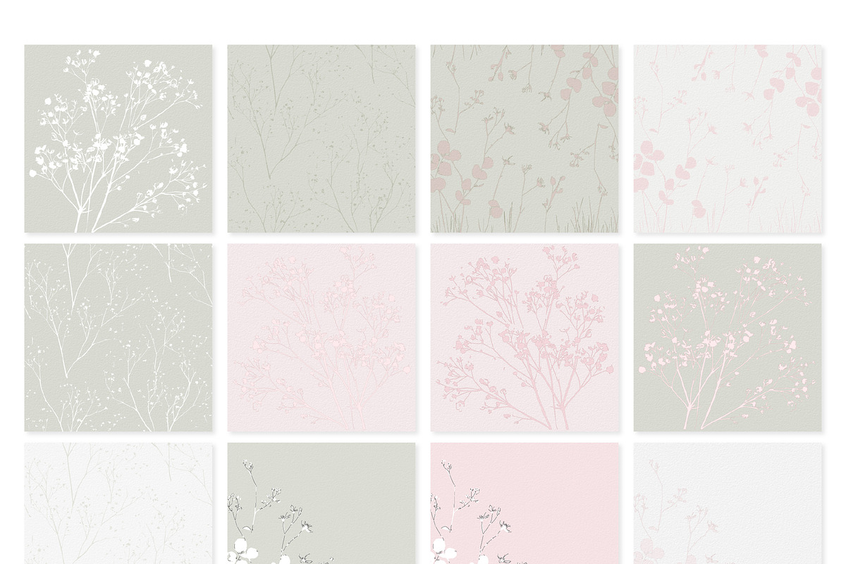 Botanical Background Collection, a Background Graphic by Anna Sokol (Photo 14 of 14)