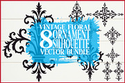 Classic Ornament Silhouette Vector S, an Illustration by Gfx_Store (Thumbnail 1 of 9)