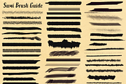 50 Sumi Brush Pack-Photoshop Brushes, a Brush Add-On by Photohacklovers (Thumbnail 10 of 11)