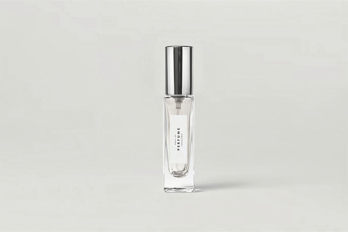 Luxury Perfume Spray Bottle Mockup, an Advertising Mockup by DesignRushMarket (Photo 1 of 2)