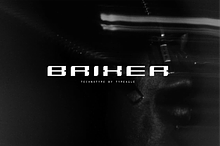 Brixer - Futuristic Display Font
