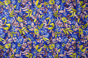 Blue, Yellow, Plum floral pattern, a Pattern Graphic by SirenaArt (Thumbnail 7 of 16)