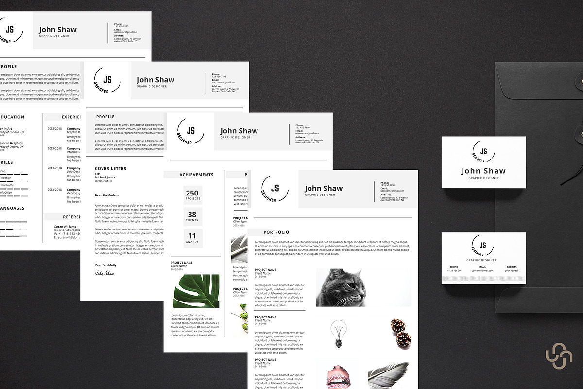 Bellatrix Resume Template, a Resume Template by Nina Shaw (Photo 5 of 7)
