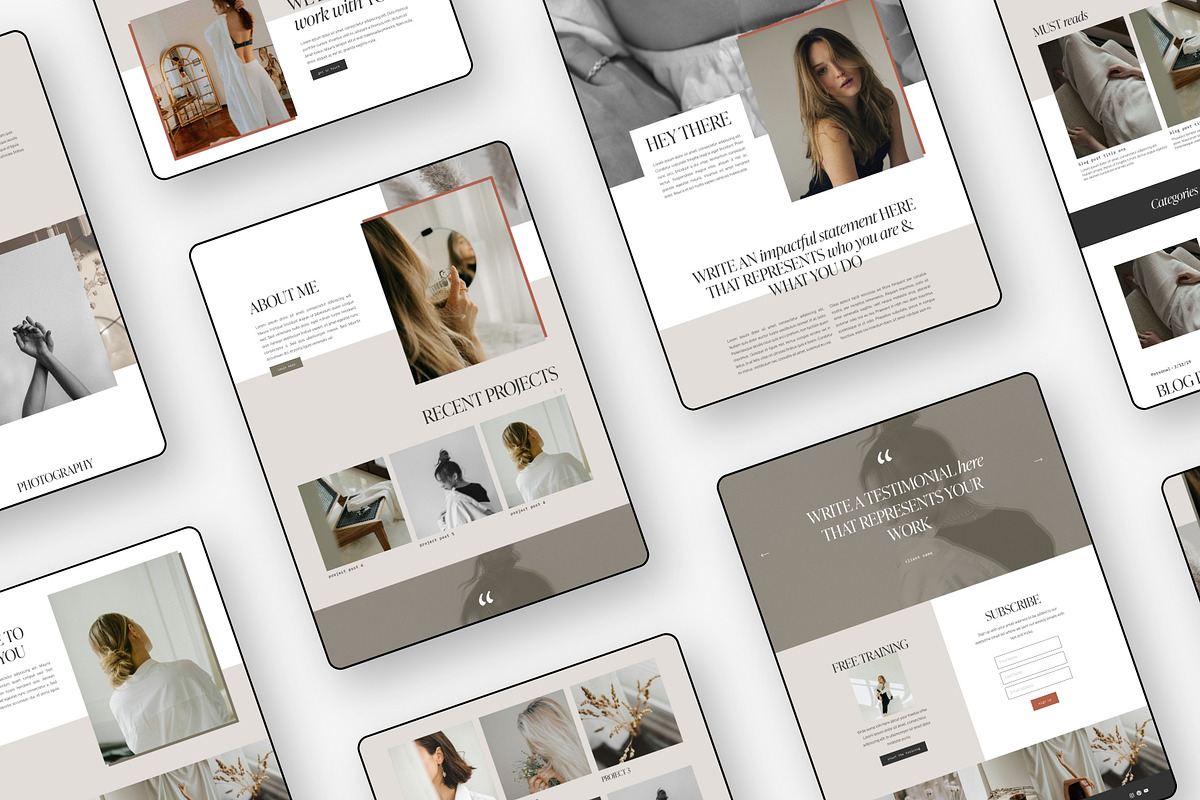 Squarespace 7.1 Template: Iris, a Squarespace Template by Big Cat Creative (Photo 3 of 4)
