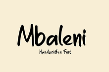 Mbaleni - Handwritten Font