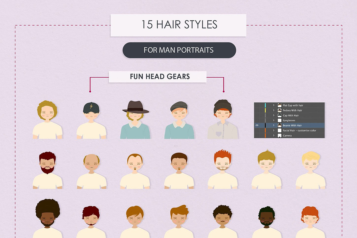 Portrait Creator – People & Family, an Object Graphic by 7th Avenue Designs (Photo 6 of 23)