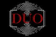DUO Calligraphic Frames plus Cyra, a Serif Font by Intellecta Design (Thumbnail 5 of 5)