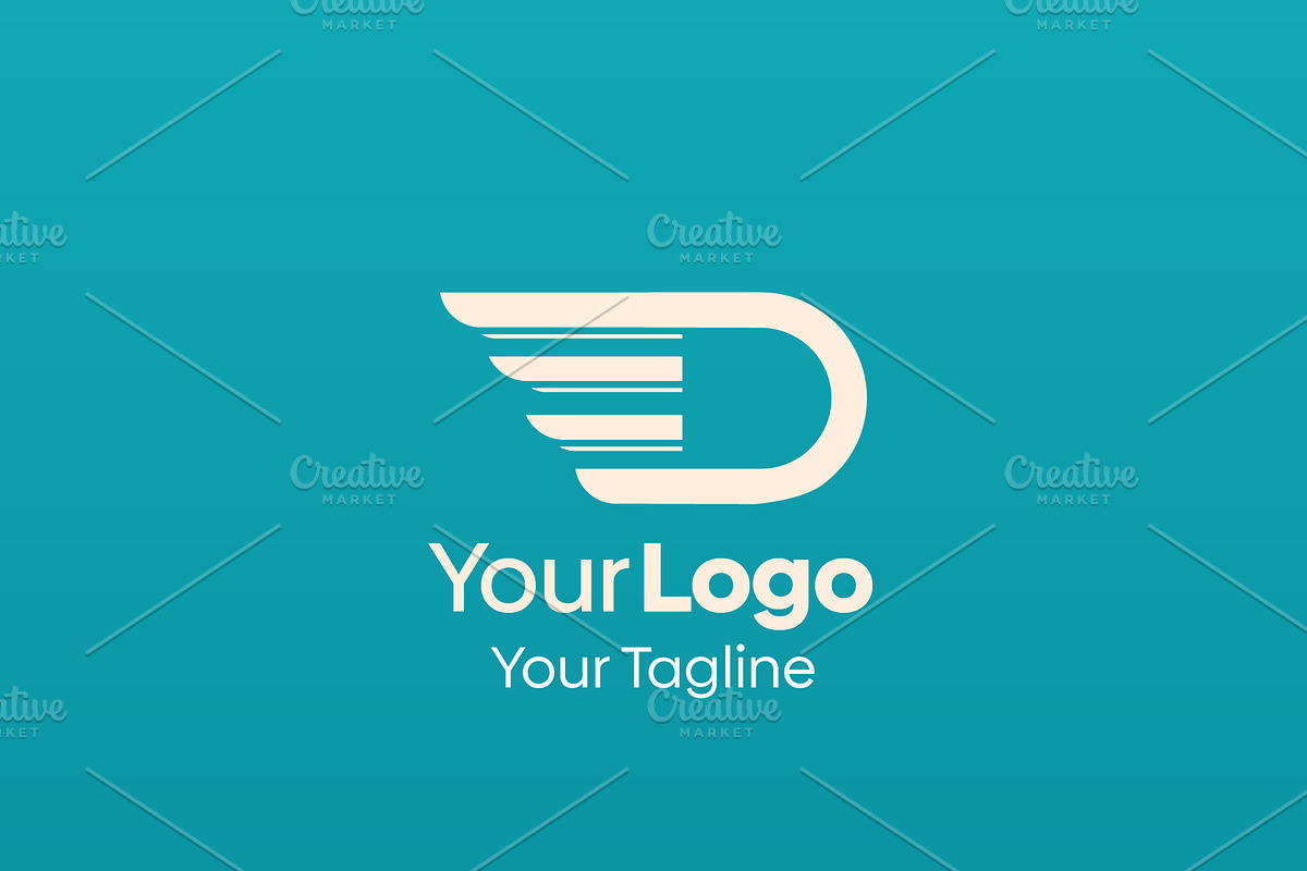 Delta Wings Logo Template, a Design Template by Grapixy (Photo 2 of 3)