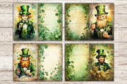 St. Patrick's Day Junk Journal Pages, a Seasonal Illustration by GlamArtZhanna (Thumbnail 3 of 10)