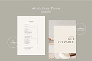 Website Project Planner Template, a Presentation Template by January Made Design (Thumbnail 4 of 14)