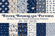 Christmas Seamless Patterns, a Pattern Graphic by The Audacious Brush (Thumbnail 1 of 5)