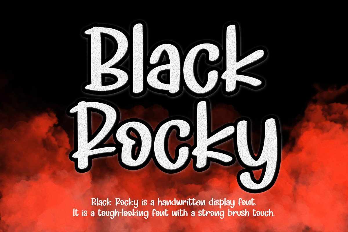 Black Rocky, a Blackletter Font by Letterafa Studio (Photo 1 of 10)