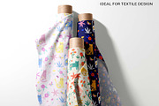 Floral Cats Seamless Patterns, a Pattern Graphic by Irina Ostapenko (Thumbnail 3 of 4)