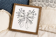 Coquette Flowers Sublimation Design, an Illustration by Libby Wishes (Thumbnail 4 of 4)