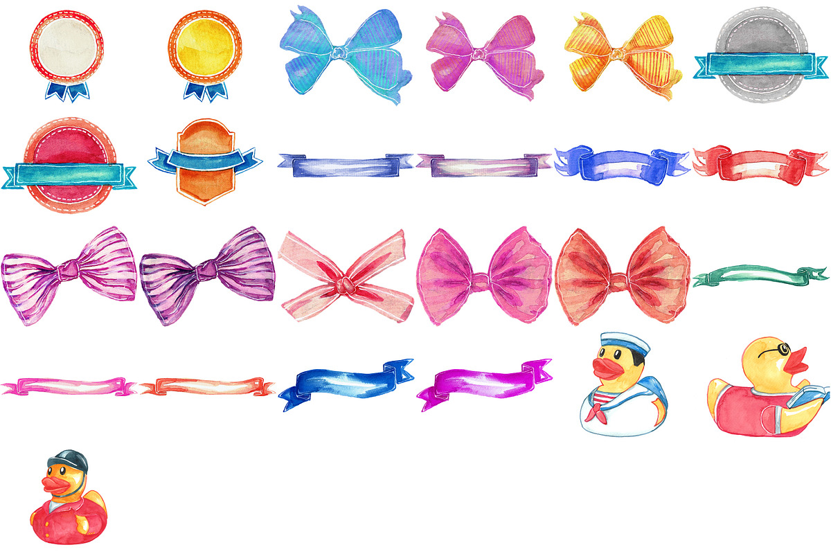 175 Super Bundle: Vintage Birthday, an Education Illustration by LilyBoo Clipart (Photo 7 of 7)