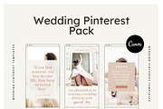 Wedding Pinterest Canva Templates, a Social Media Template by Cultive Creative (Thumbnail 2 of 13)