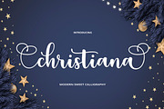 Christiana Script, a Script Font by Cut Story (Thumbnail 1 of 10)
