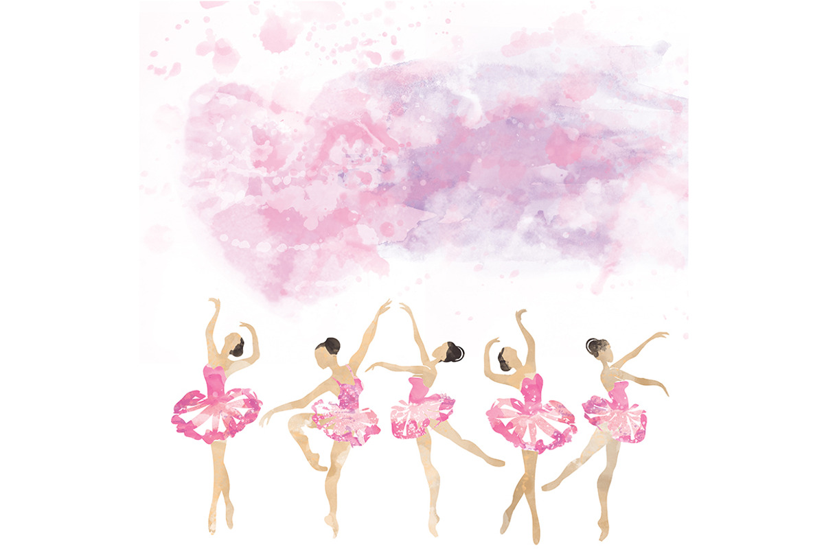 Pink ballet.watercolor, a Person Illustration by art_mouse (Photo 5 of 7)
