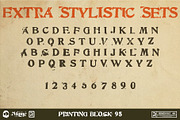 Printing Block 95 - 90's Stamp Font, a Serif Font by Remedy667 (Thumbnail 6 of 8)