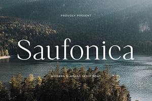 Saufonica - Modern Elegant Serif