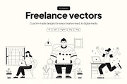 Freelance Vector Illustration Set, an Object Graphic by Brickclay (Thumbnail 1 of 10)