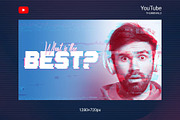 Glitch YouTube Thumbnails, a Social Media Template by Andrew Skoch Design (Thumbnail 4 of 7)