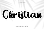 Christian, a Handwritten Font by InermediaSTUDIO (Thumbnail 1 of 8)