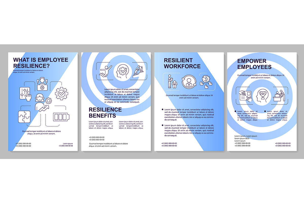 Workforce resilience brochure, a Brochure Template by IMG Visuals
