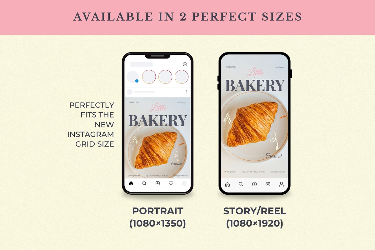 Cute Bakery Instagram, a Social Media Template by Anna Design Studio (Photo 3 of 10)
