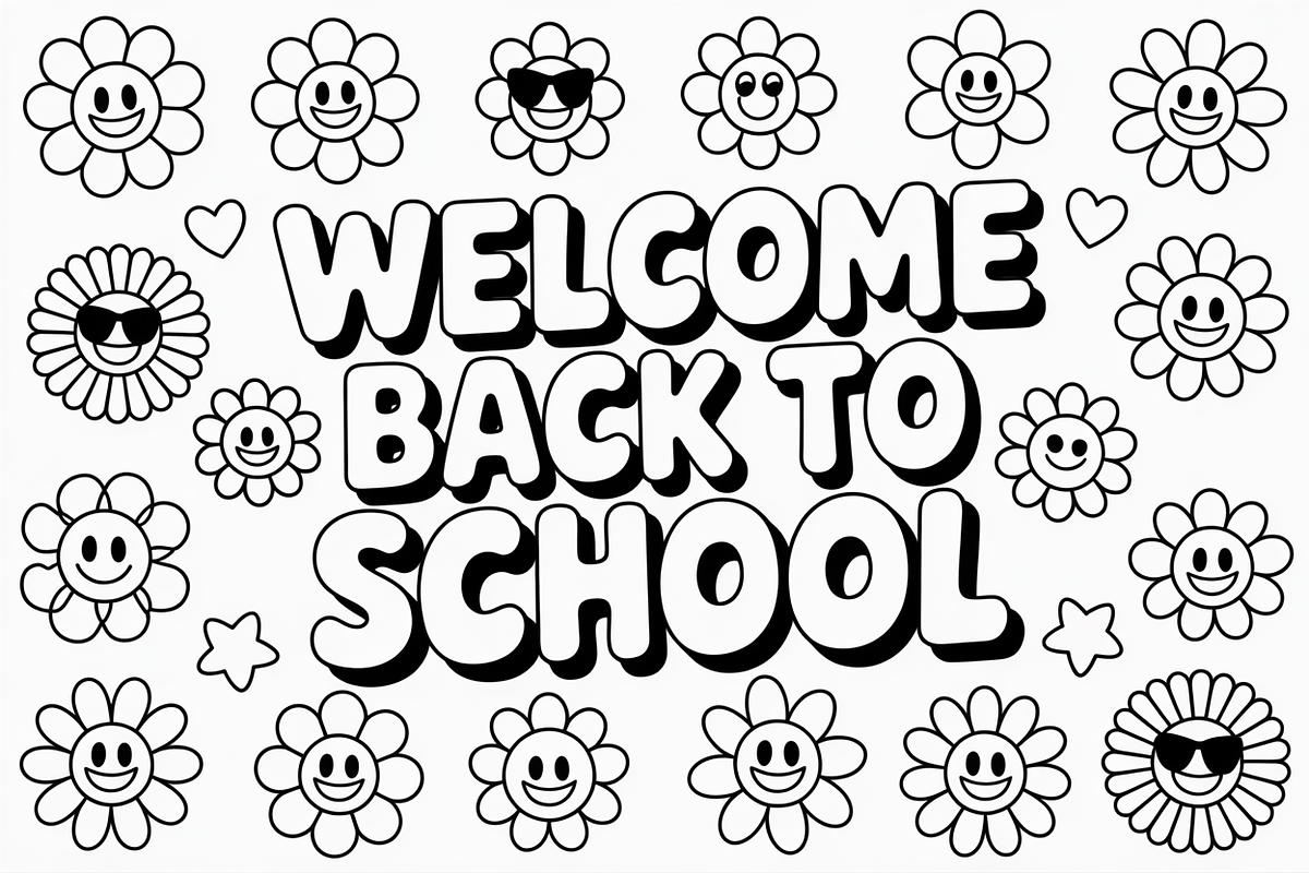 Back to School Coloring Pages design, an Illustration by Amazin_art (Photo 12 of 13)