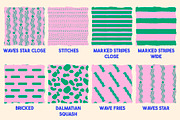 Pattern brushes for Procreate, a Brush Add-On by KJP Designs (Thumbnail 6 of 14)