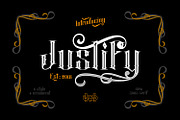 Justify I Blackletter Font, a Blackletter Font by madeDeduk (Thumbnail 1 of 9)