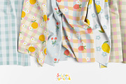 Blooming Fruits Gingham Patterns, a Pattern Graphic by Svitlana Kharchuk (Thumbnail 7 of 8)