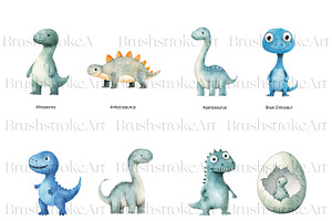 Cute Dinosaur Clipart, Baby Dinosaur