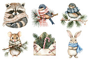 Christmas Woodland Animals Fairy, an Illustration by CitraGraphics (Thumbnail 5 of 5)