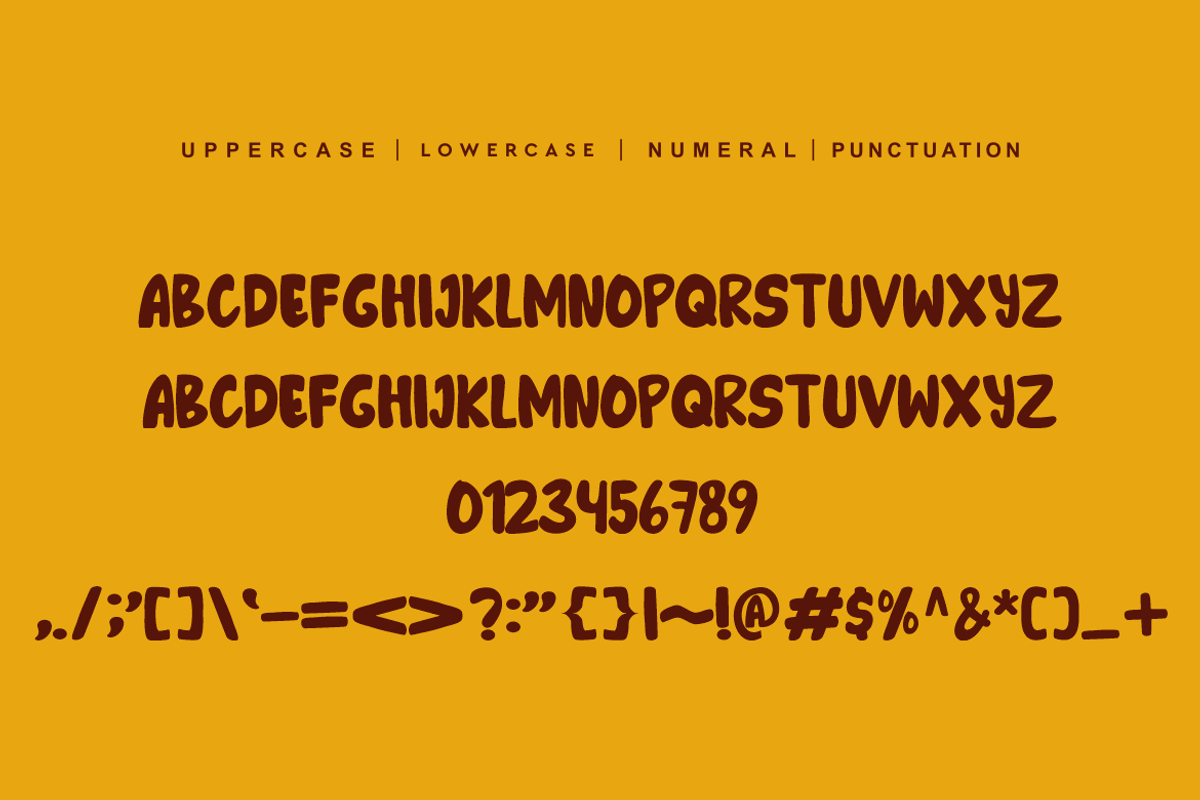 Foods Wokolis, a Handwritten Font by QR Design Studio (Photo 6 of 8)