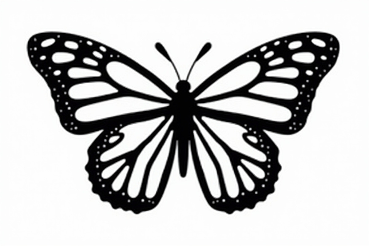butterfly laser cut design, an Illustration by balal (Photo 2 of 13)