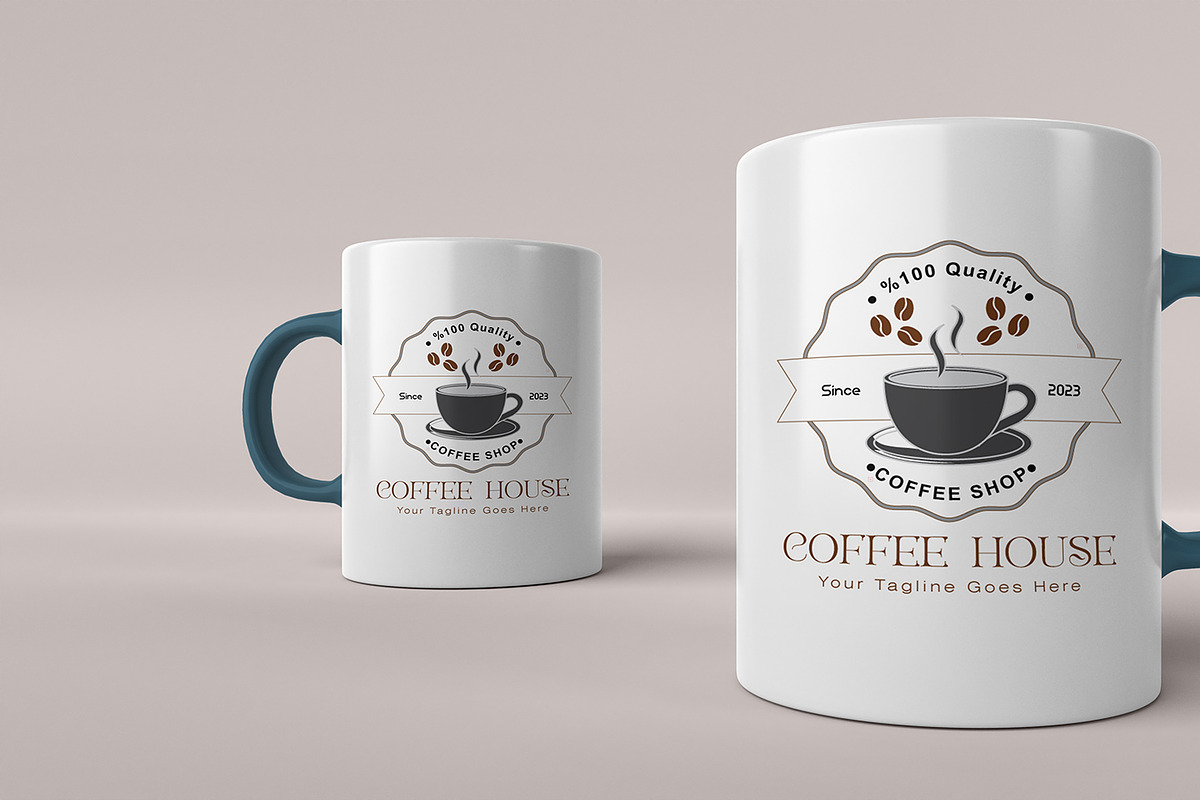 Coffee Shop Logo Design Template, a Branding & Logo Template by YUDesignStore (Photo 3 of 7)