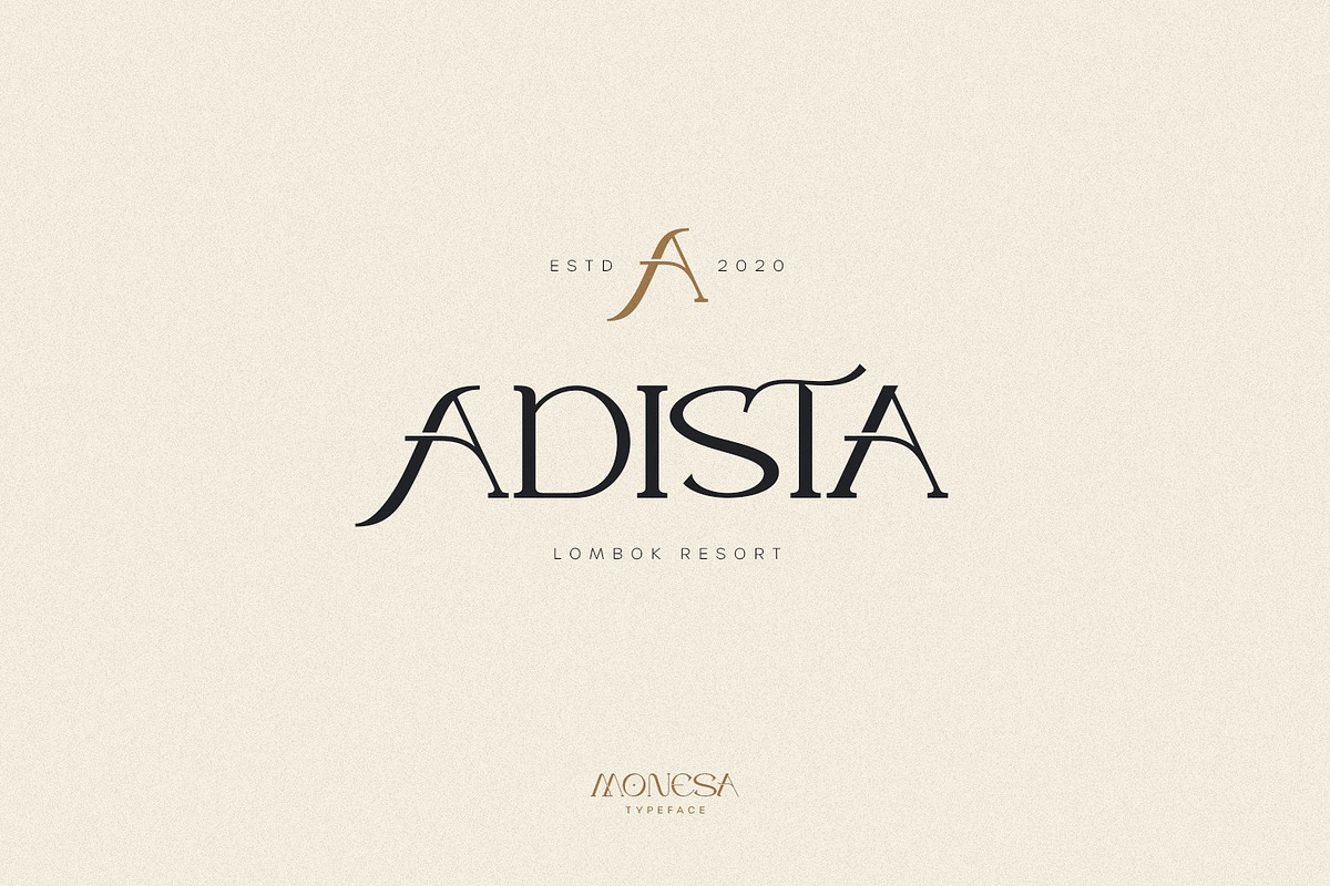 Monesa - Luxury Modern Serif Font, a Serif Font by Koplexs Studio (Photo 5 of 12)