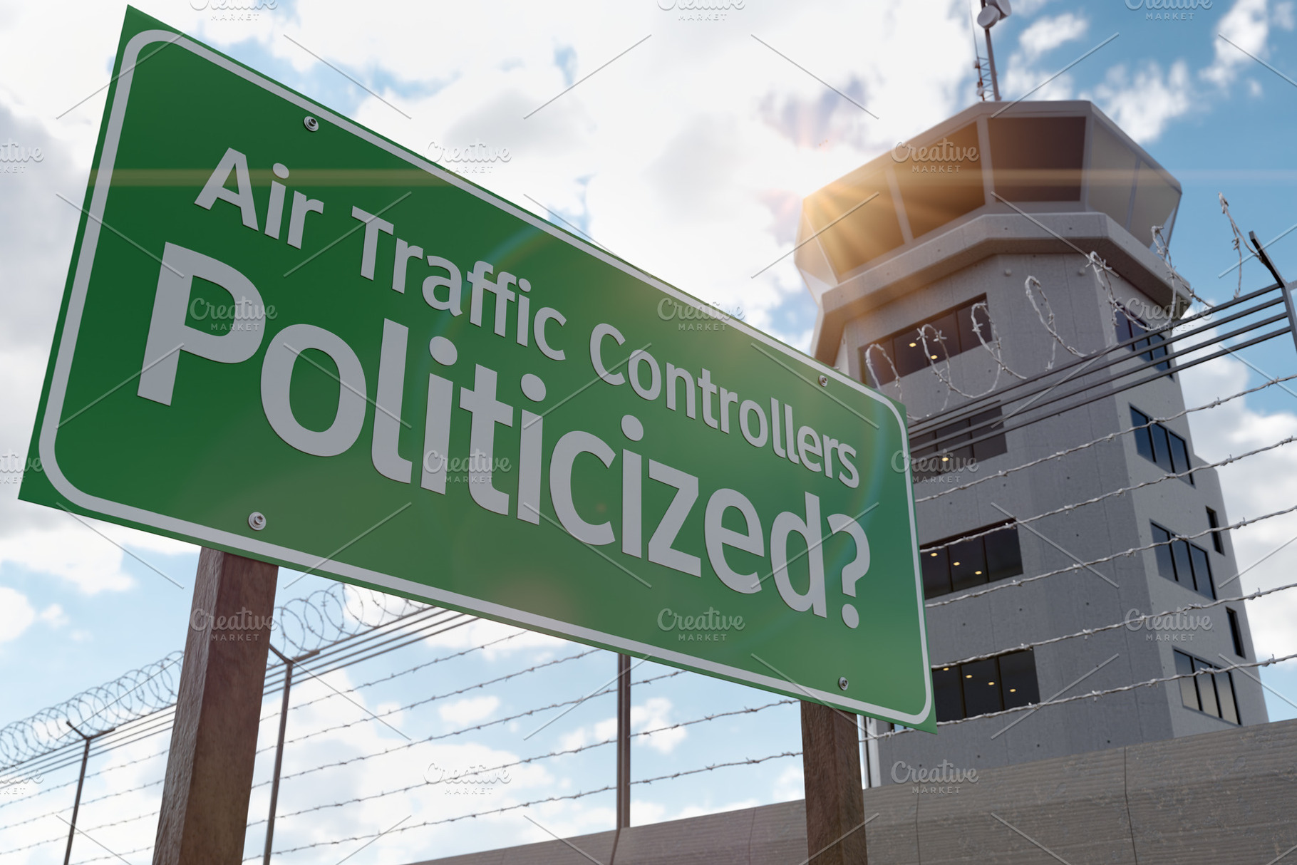 Air Traffic Controllers Politicized, a Transportation Photo by Andy Dean Photography