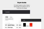 Delta News - Website uikit for news, an UI Kit Template by Minialis (Thumbnail 5 of 6)