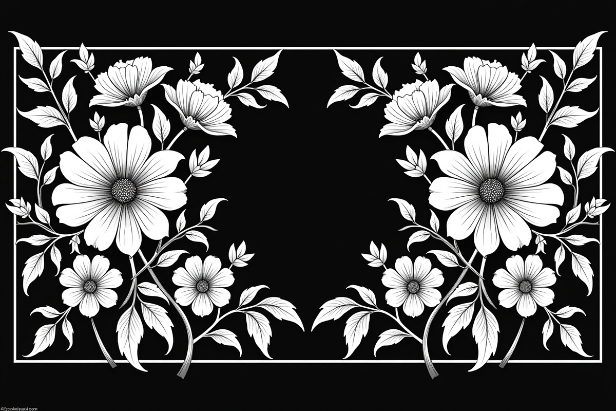 Elegant laser cut black and white, an Illustration by Amazin_art (Photo 6 of 10)