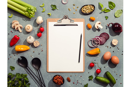 Vegetarian food ingredients, copy, a Food & Drink Photo by Fascinadora