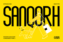 Sanqorh - Condensed Typeface Family