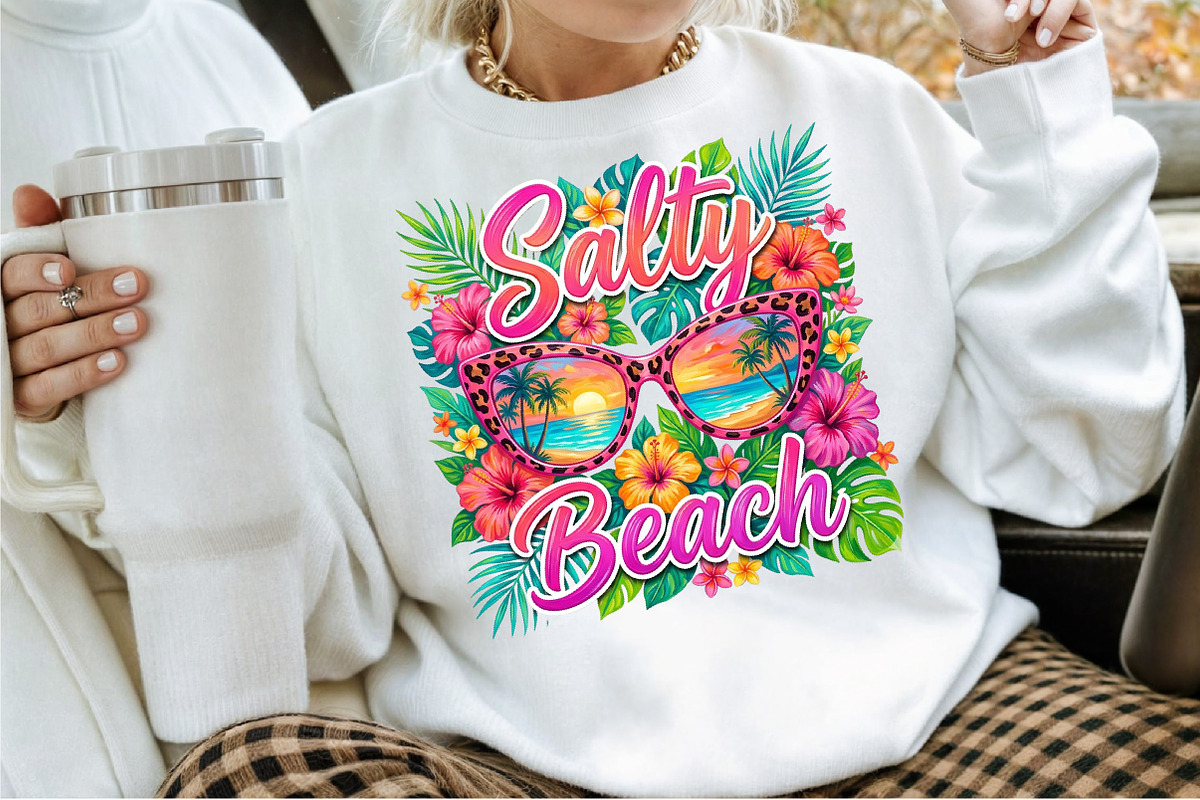 Floral Salty Beach Png Floral Summer, a Work Illustration by Sublimation Artist (Photo 2 of 9)