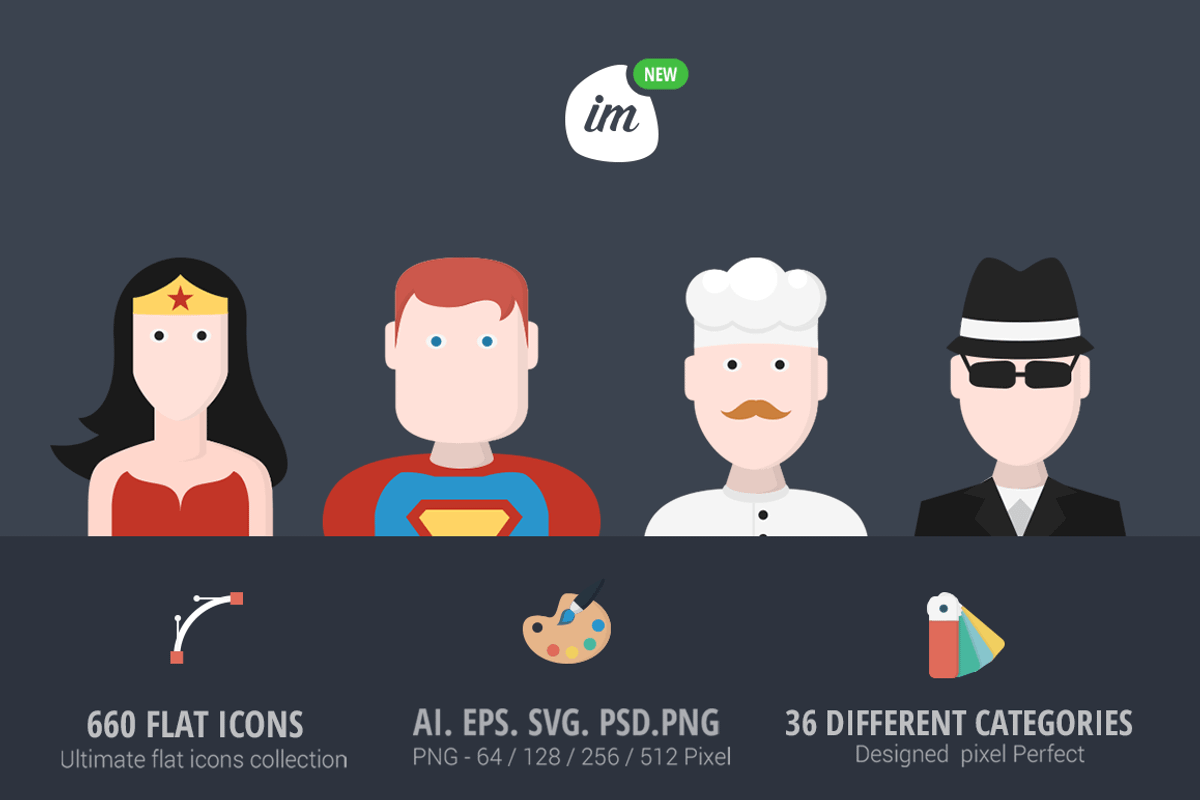 660 Flat icons V2, an Icon by Icon54 (Photo 2 of 5)