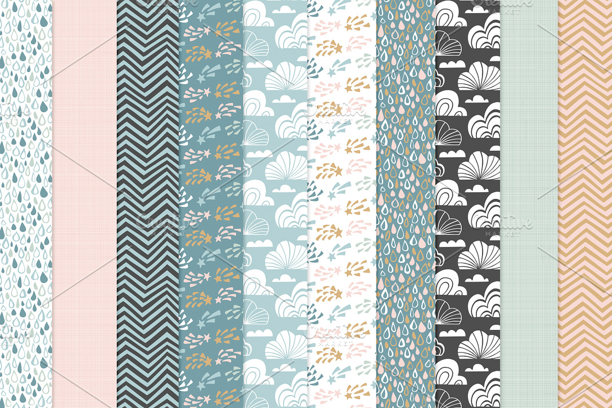 Little Sky - vector & jpgs preview 2