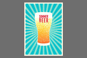 Summer Beer retro vector poster set, a Food Illustration by PoPaShop (Thumbnail 12 of 12)
